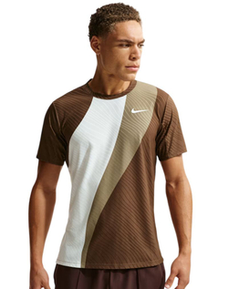 Теннисная футболка Nike Court Slam Dri-FIT ADV - sail/dark hazel/white
