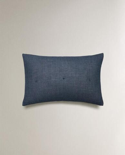 ZARA HOME ДЕТСКАЯ СТЕГАНАЯ НАВОЛОЧКА, СИНИЙ