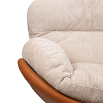 Кресло BLISS оранж/серый, экокожа, шенилл