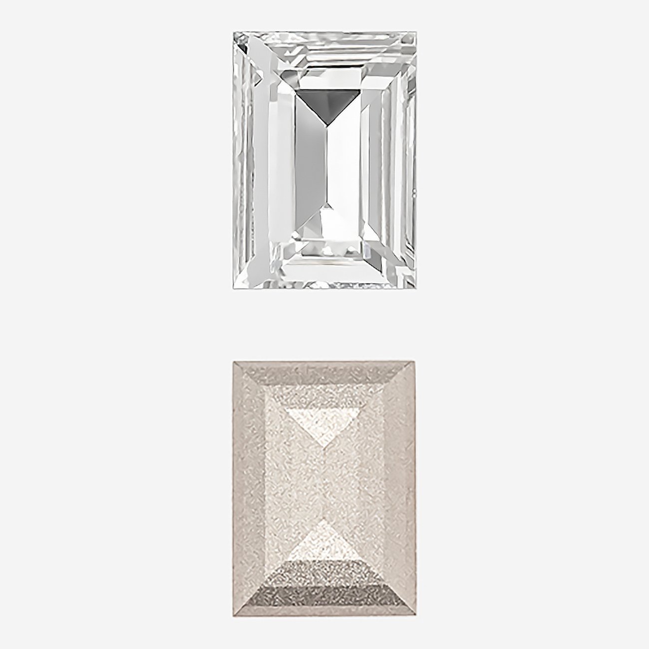 Кристалл Прямоугольник (Step Cut Fancy Stone), оттенок "Кристалл"/"Crystal", 14*10мм