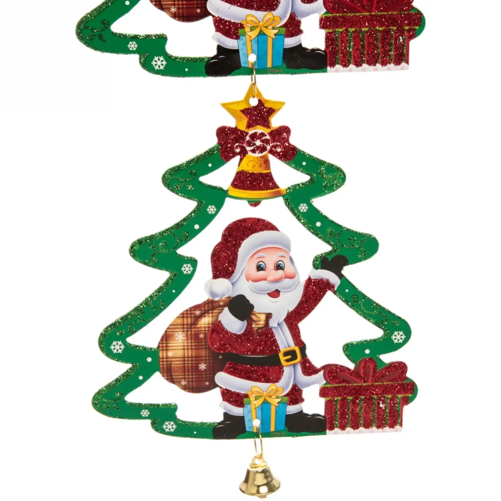 Украшение подвесное «`Дед Мороз в елочке» 74 см