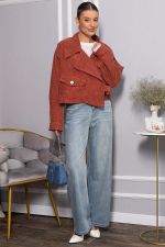 Жакет укороченный Динара (коричневый) Б14327-39М LT Collection