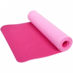 Коврик для йоги 6мм 61*183 см «Гармония» 2х сторонний, розовый/св.розовый