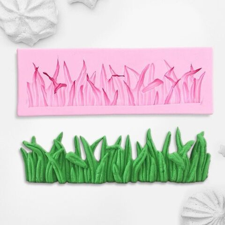Силиконовый молд "Трава"