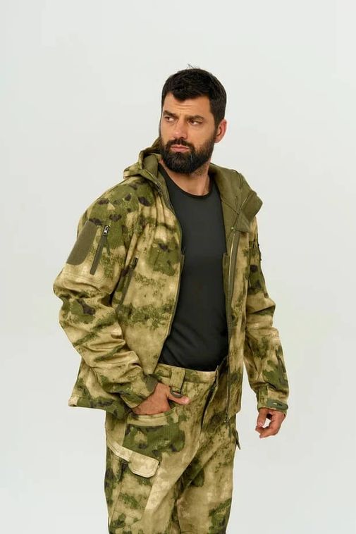 Костюм тактический утепленный Softshell Мох