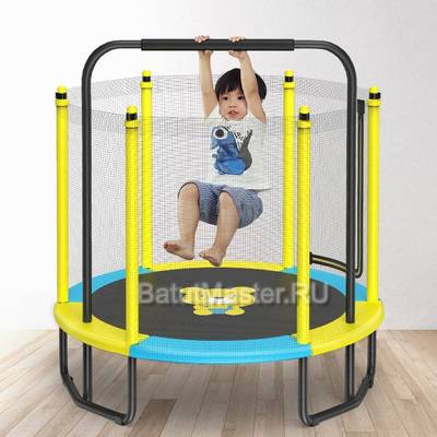 Батут с сеткой с П-образной ручкой, диаметр 5 фт