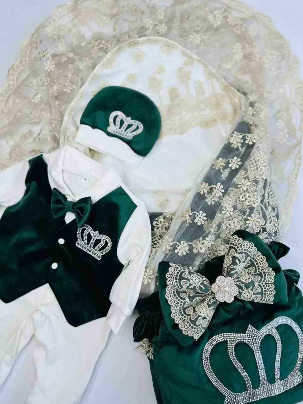 Конверт на выписку летний с короной