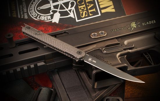 Нож Spartan Blades NEMEC - сталь S35VN, рукоять карбон