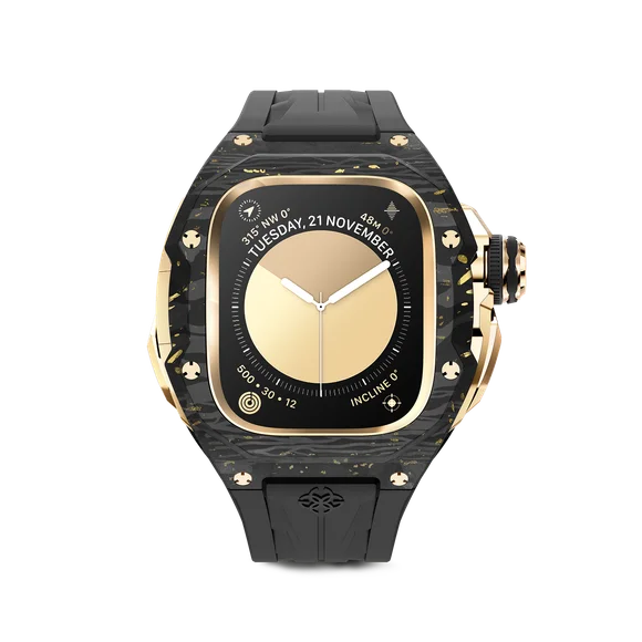 Корпус для Apple Watch Ultra RSCIII49 - Gold Carbon