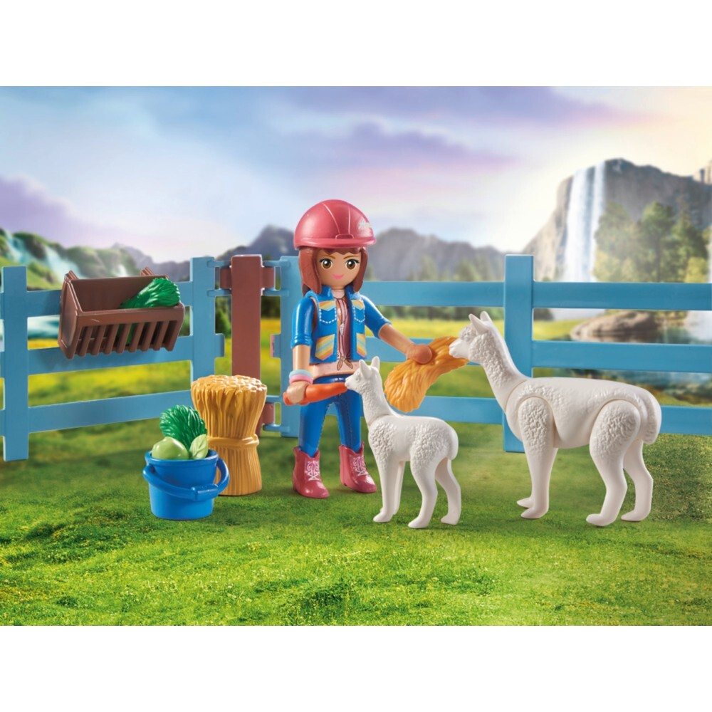 Playmobil - Лошади водопада Амелия и лошадь Шепот с конюшней 71353 / артикул   71353  / GTIN 4008789713537