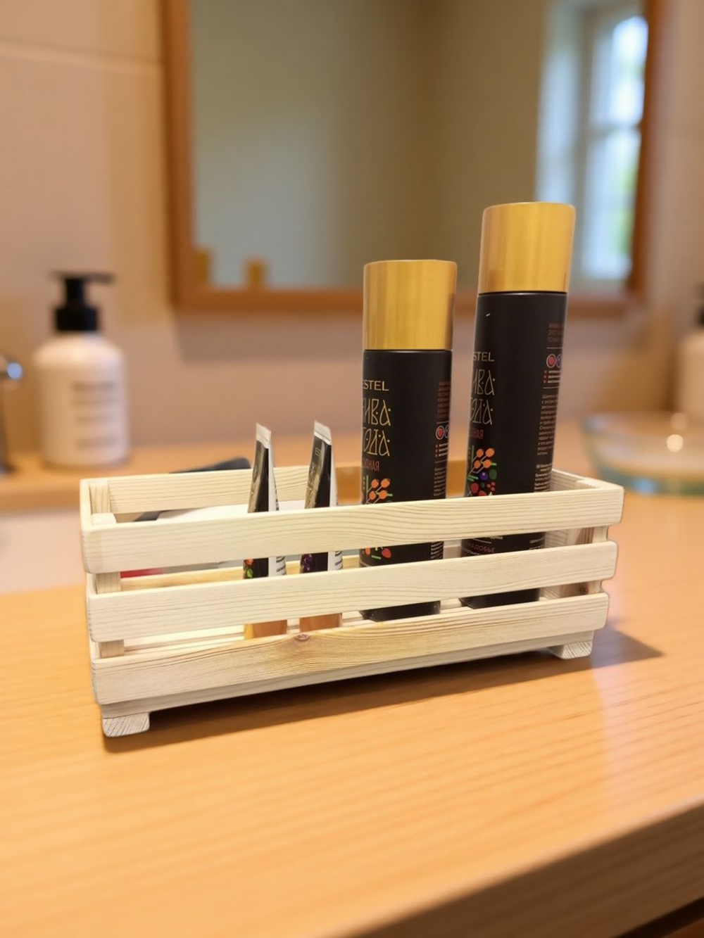 Универсальный мини-ящик для декора, хранения, подарка, горшечных цветов.