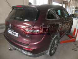 Фаркоп оцинкованный Galia N055A для Nissan X-Trail 2015-, Renault Koleos 2016-(паспорт и сертификат в комплекте)(без электрики)