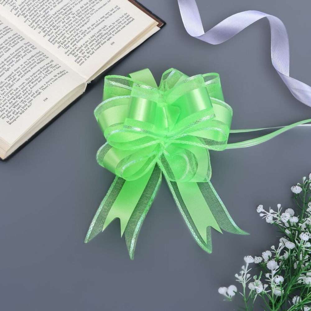 Бант-шар №5, зелёный