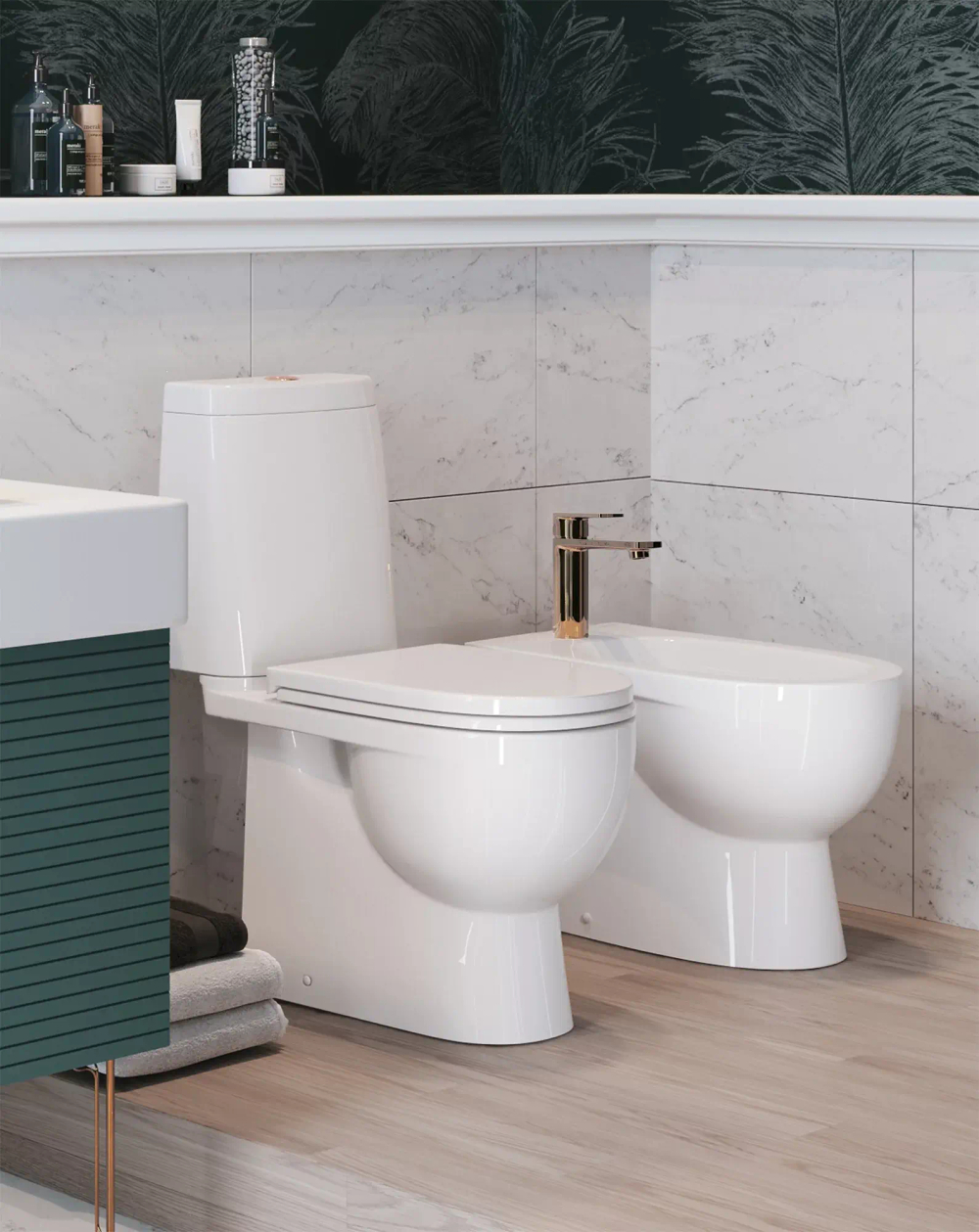 Унитаз-компакт Sanita Luxe Fest Comfort S1 белый