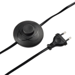 8043/1F MODERNI LN26 338 черный/серый/бежевый, металл/текстиль/ротанг Торшер Е27 1*60W 220V LAUNA