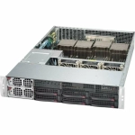 Серверная платформа Supermicro SYS-8028B-C0R4FT 2U 4xLGA2011 (E5-46xx) C602J, 32xDDR4,6x3.5"" HDD, 8xSAS,2x10GbE 2x1400W