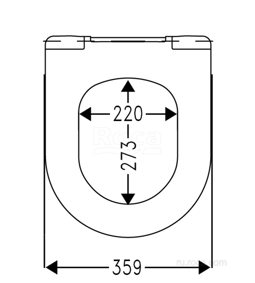 Крышка Roca Dama Senso soft-close ZRU9302991