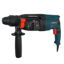 Перфоратор сетевой HABCO GBH 228 Pro 1100 Вт, в кейсе с набором из 5 буров SDS+ и патроном CH01, с функцией шуруповерта и дрели