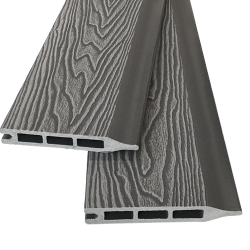 Заборная панель шип-паз EasyDecking Wood-X 146х20х2210 Серый 3D