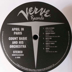 Count Basie Orchestra / April In Paris (LP)