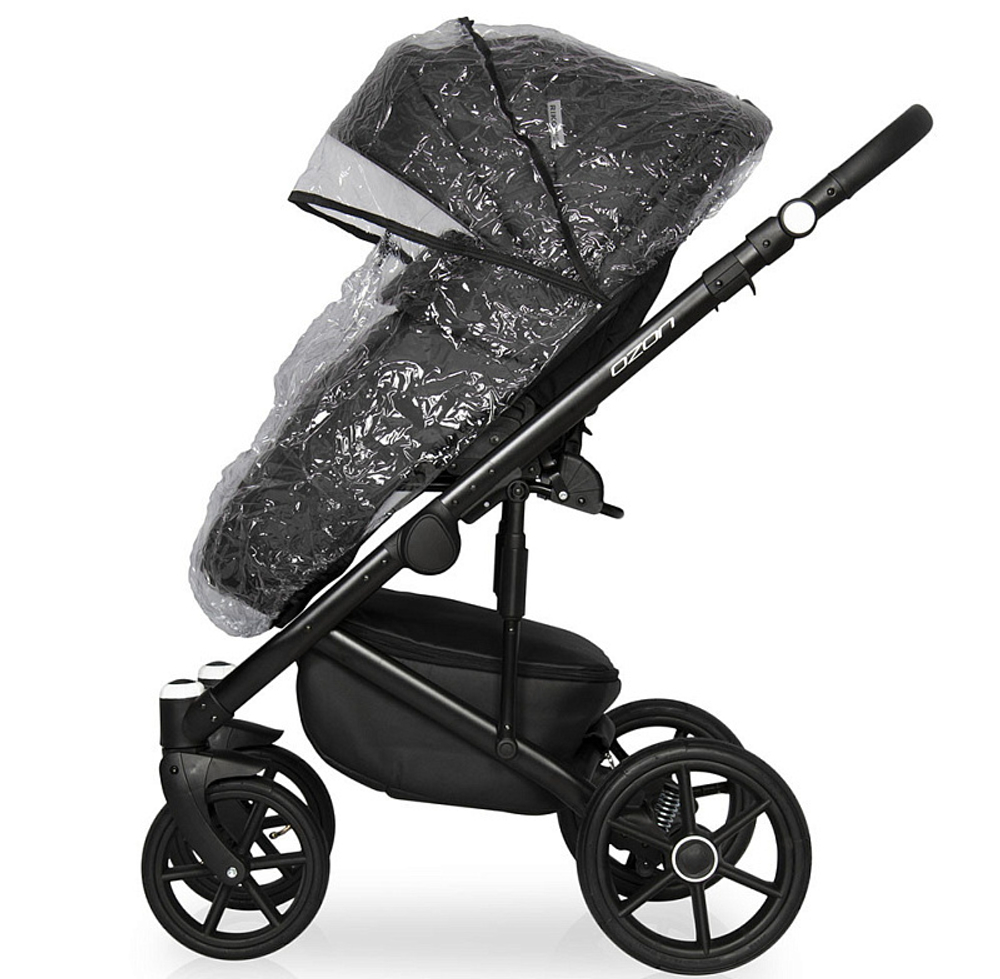 Детская коляска Riko Basic Ozon 3 в 1 06 черный