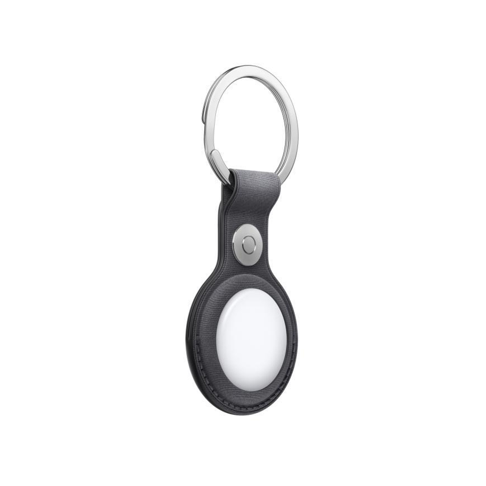 Тканевый брелок с заводным кольцом Apple FineWoven Key Ring для AirTag, Чёрный