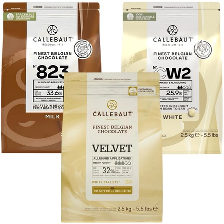 Набор из трех видов шоколада «Callebaut» 7.5 кг
