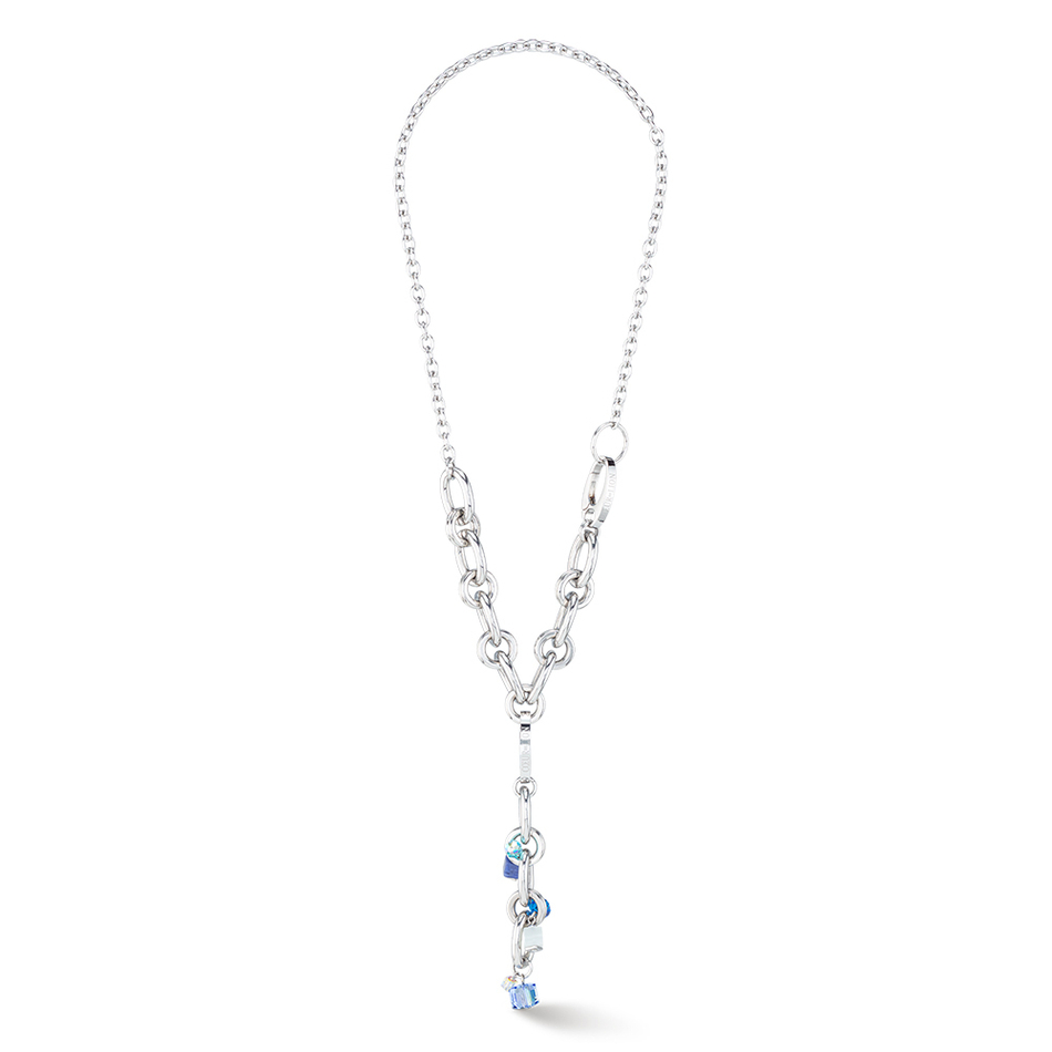 Колье Coeur de Lion Blue-Silver 4521/10-0717