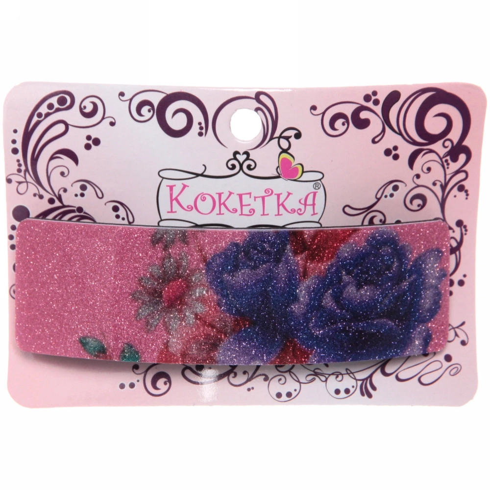 Заколка автомат «Women's style - Элла», 9,5*2,5см, микс 6 цветов