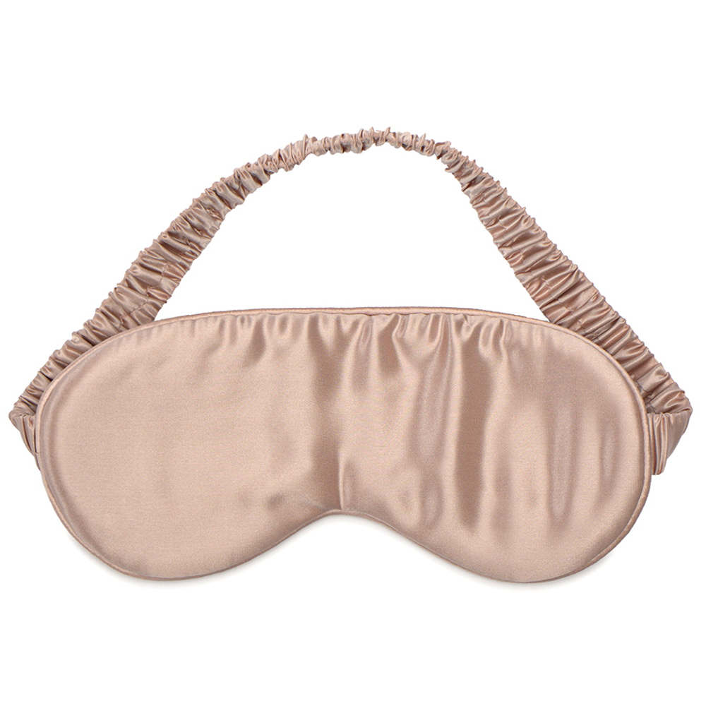 Маска для сна из натурального шелка цвета пыльной розы из коллекции essential
