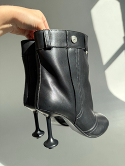 Ботильоны из натуральной кожи