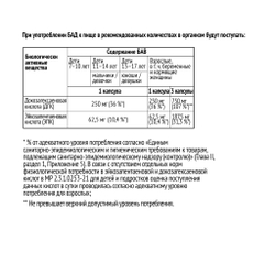 Nlka Для детей Омега-3 ДГК, 60шт (в 1 капсуле ЭПК 62мг, ДГК 250мг)