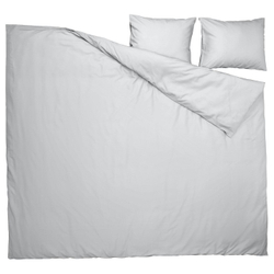 IKEA PILTANDVINGE  (ИКЕА ПИЛТАНДВИНГЕ)  -  Пододеяльник и 2 наволочки, серый, 200x200/50x60 см