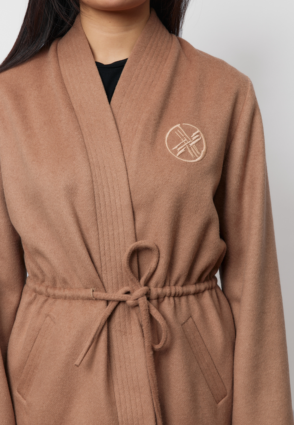 Шапан шерстяной на кулиске MURA SYZYGY CAMEL