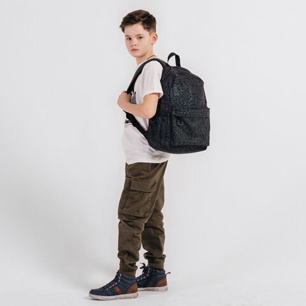 Рюкзак BRAUBERG BRIGHT, универсальный, СВЕТЯЩИЙСЯ РИСУНОК, "Spiderweb", 42х31х15 см, 229941