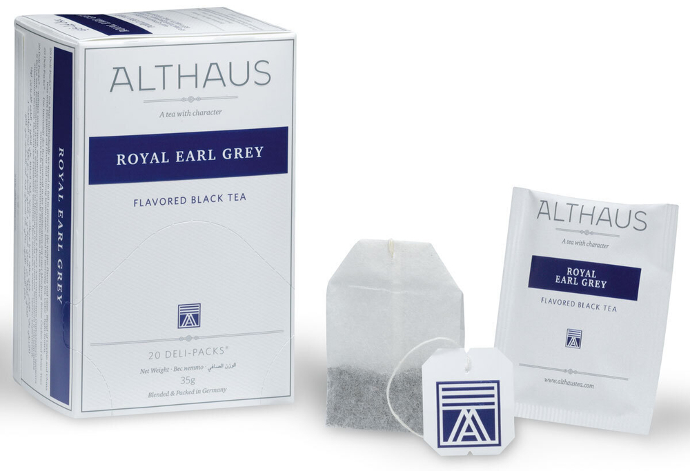 Althaus Royal Earl Grey чай ароматизированный в пакетиках, 20 шт