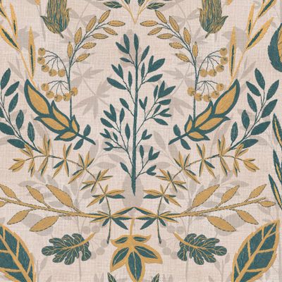 Симметричная Вышивка листьев