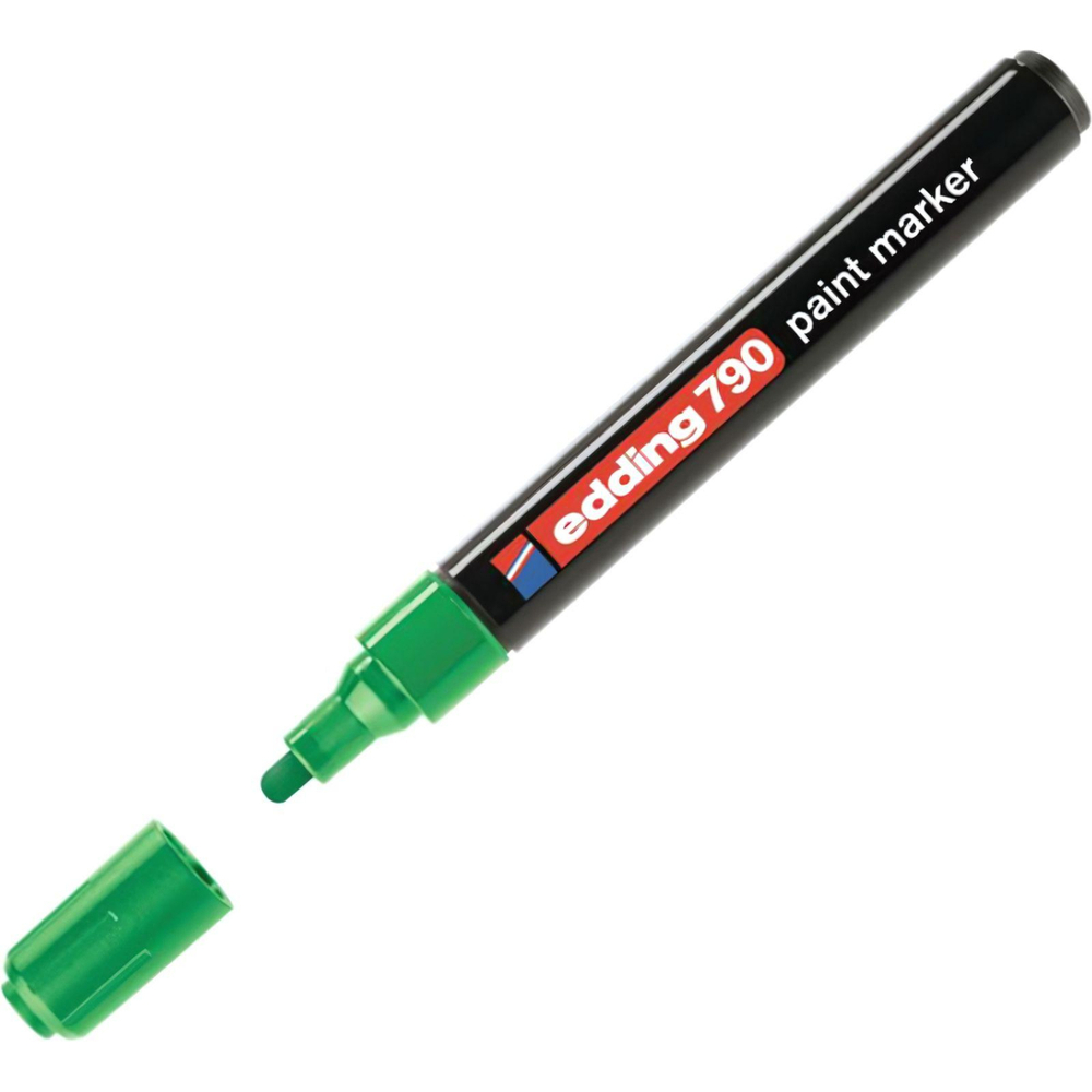 Маркер лаковый EDDING E-790/4 зеленый 2-3мм, пласт. корп