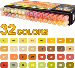 NICETY акриловые маркеры 1-5 мм, 32 шт, yellow