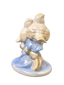 Фарфоровая статуэтка "Песнопение" Гжель
