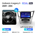 Teyes CC2L Plus 9" для Subaru Outback, Legacy 2009-2014