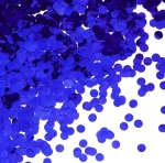 Латексный шар с мелким синим конфетти, 36 см