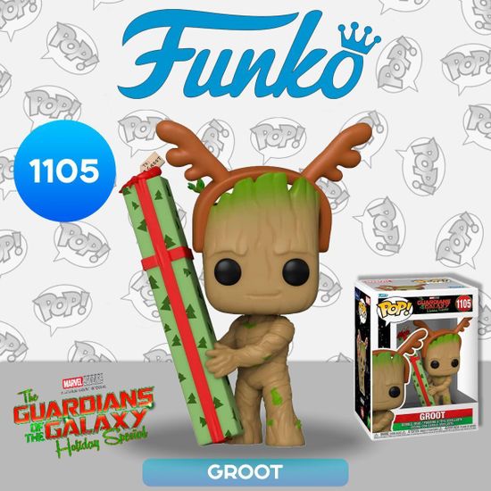Фигурка Funko POP! Bobble Marvel Guardians Of The Galaxy HS Groot (1105) 64332