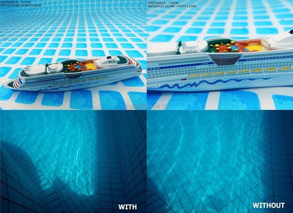 Широкоугольная насадка Sea Frogs 4&quot; с резьбой 67 мм