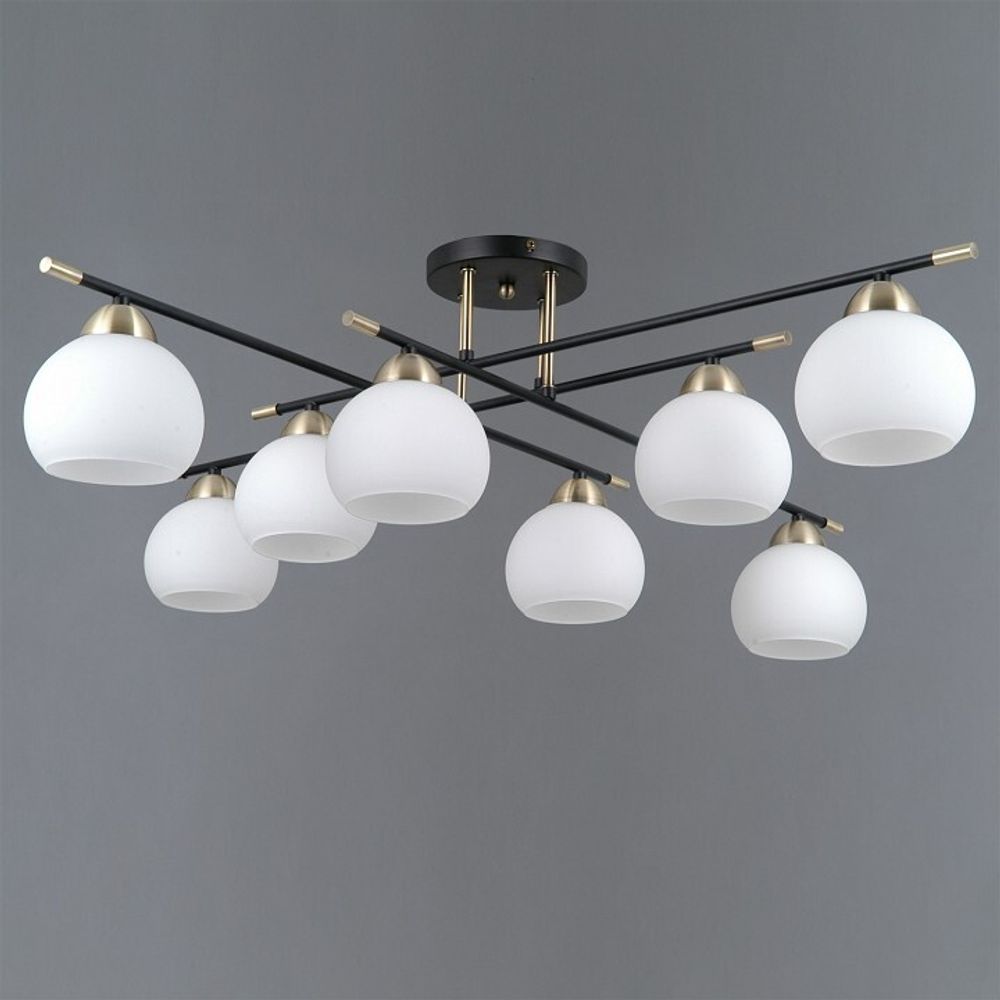 Потолочная люстра ILLUMICO LIBRA IL0446-8CSQ-24 BK AB LIBRA