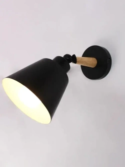 Бра настенный светильник Outframe, светильник настенный, цоколь Е27, черный