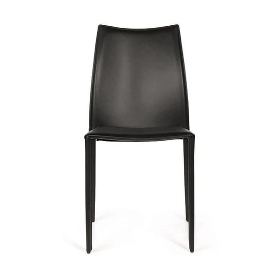Стул Rolf, кожа черный