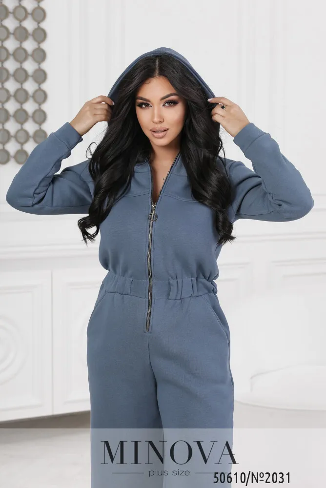 Комбинезон 2031-серо-голубой Minova