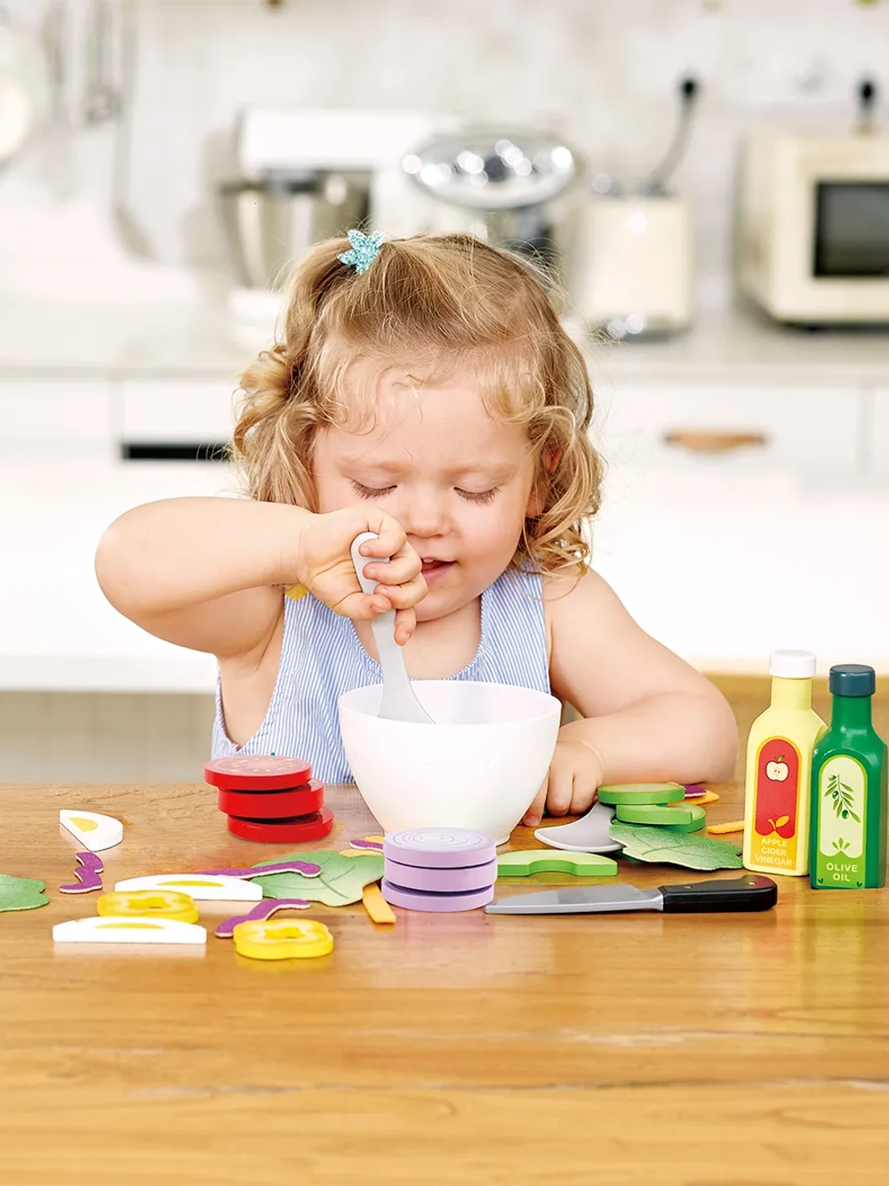 Игровой набор Овощной салат 40 предметов