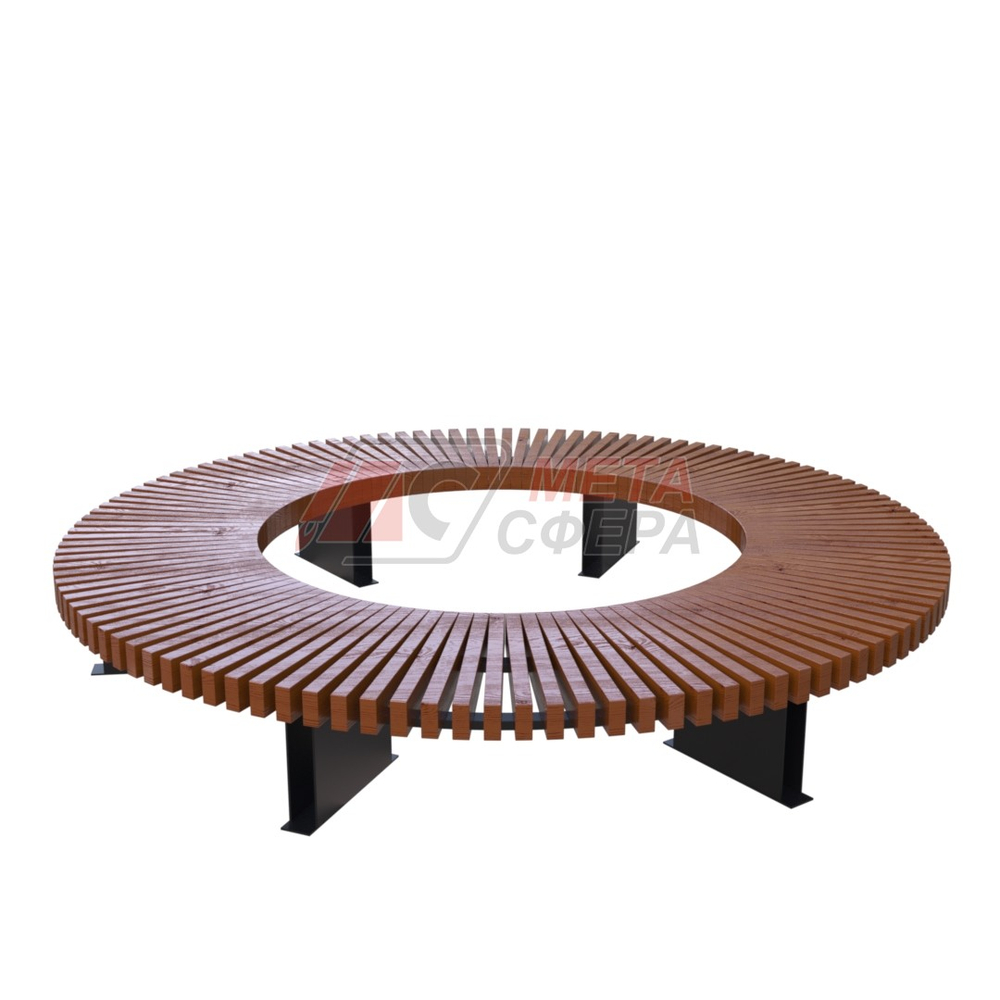 Лавка Rail Road 03 круг